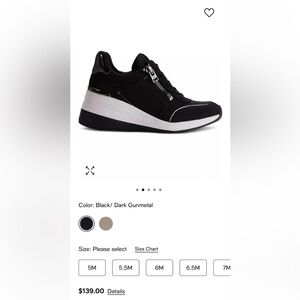 Brand new DKNY women’s wedge sneaker size 6